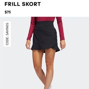 ADIDAS- Frill Skort - Golf skirt